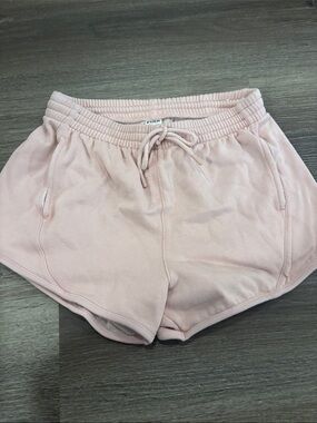 PINK Victoria's Secret Light Pink Drawstring Athletic Shorts